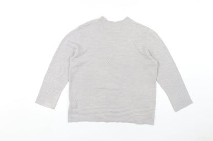 Womens UK Size 12 Marks and Spencer Grey Pullover Jumper