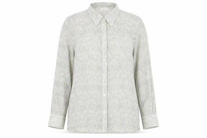 Womens UK Size 16 Marks and Spencer Grey Basic Button-Up
