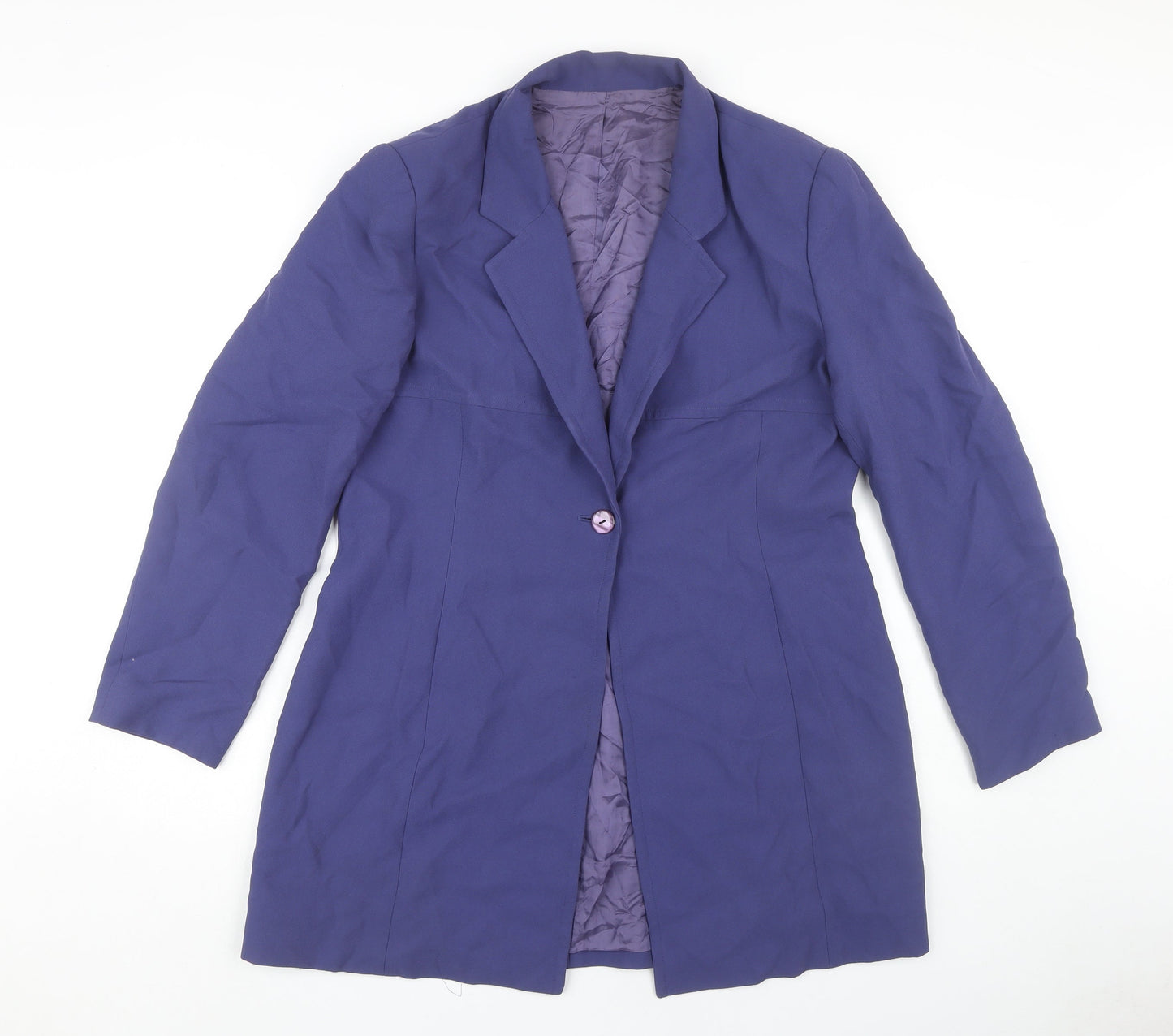 Womens UK Size 16 Richards Purple Basic Jacket