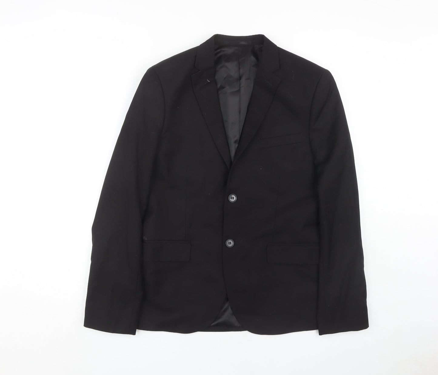 Mens UK Size 38 H&M Regular Black Suit Jacket