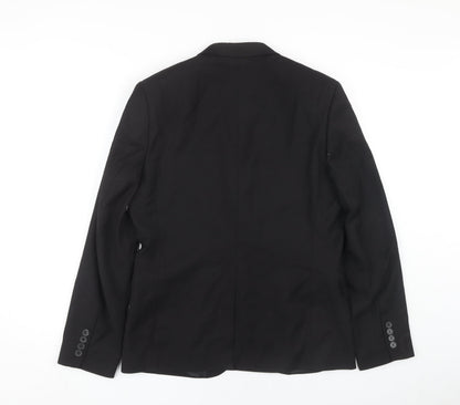 Mens UK Size 38 H&M Regular Black Suit Jacket