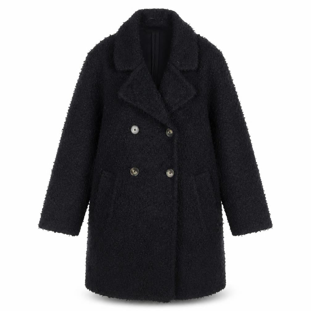 Womens UK Size XS Dunnes Black Pea Coat