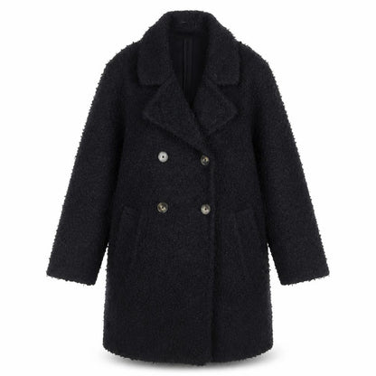 Womens UK Size XS Dunnes Black Pea Coat