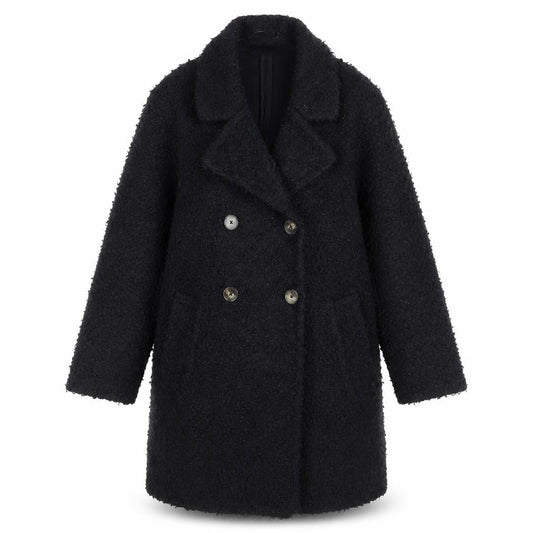 Womens UK Size XS Dunnes Black Pea Coat