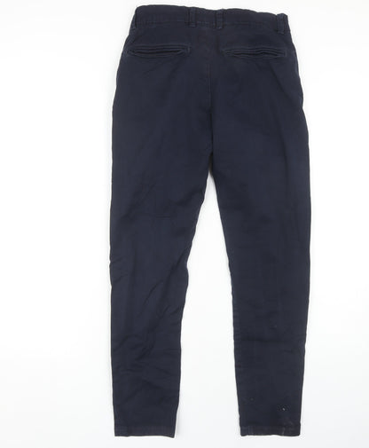 New Look Men's Slim Fit Blue Chino Trousers
