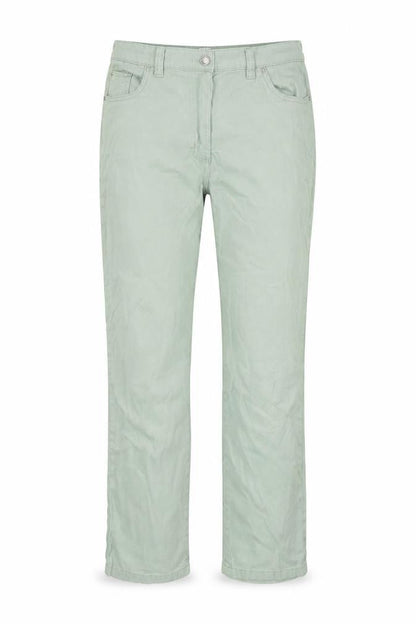 Womens UK Size 10 Damart Regular Fit Chino Green Trousers