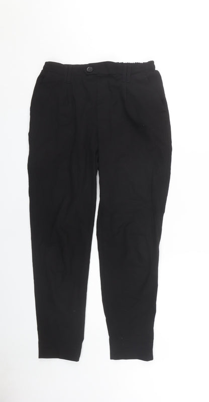 Womens UK Size M Bershka   Black Trousers