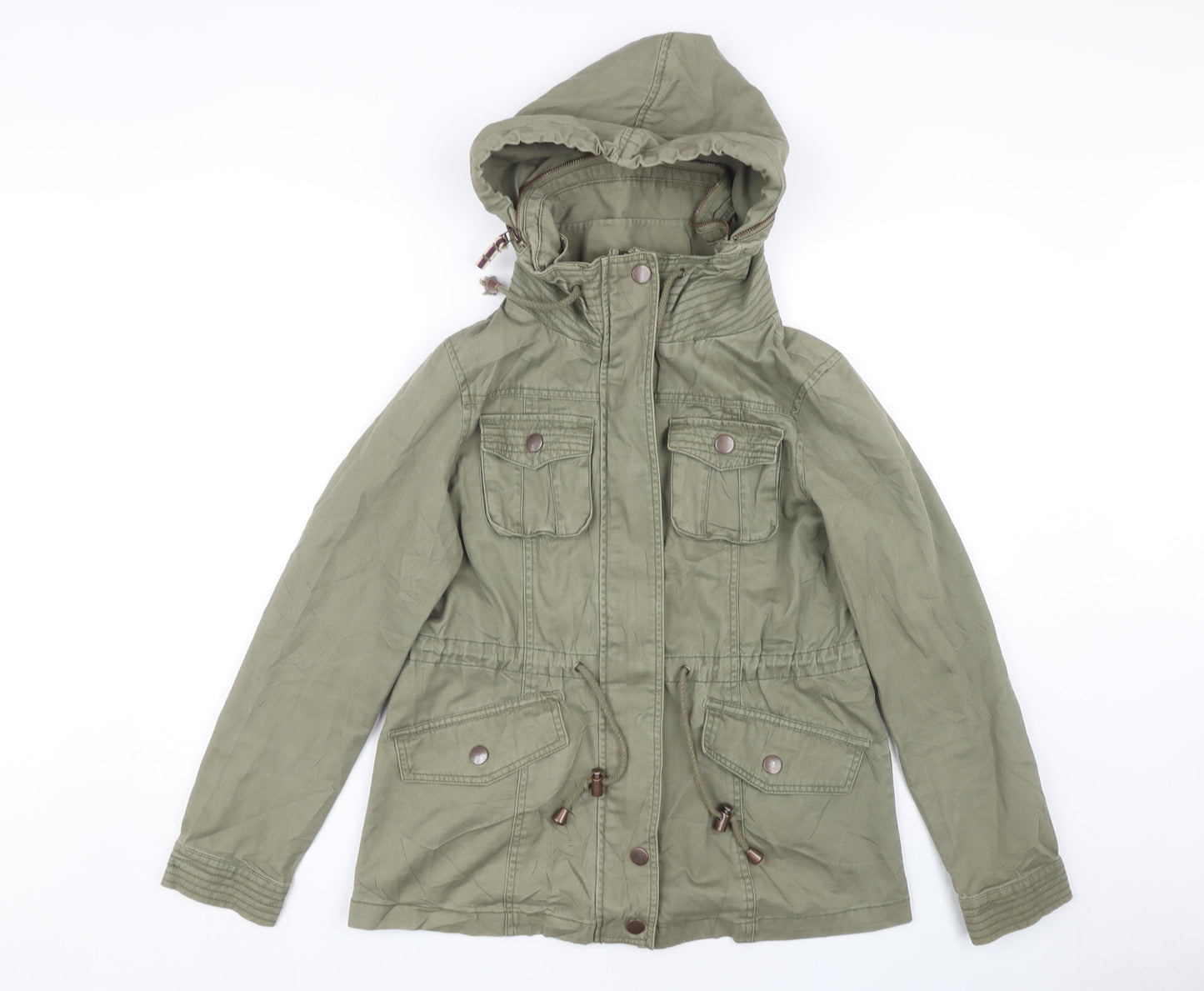 New Look Women’s Green Parka Jacket Size 10