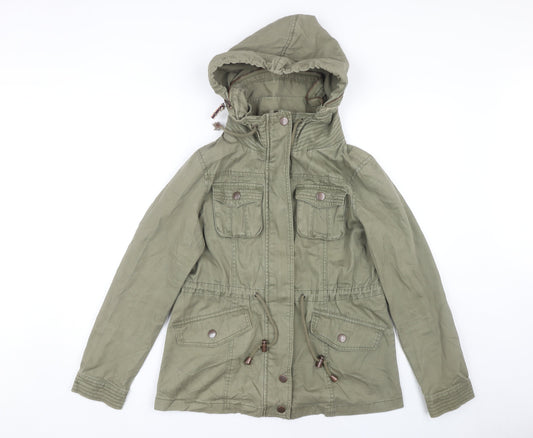 New Look Women’s Green Parka Jacket Size 10
