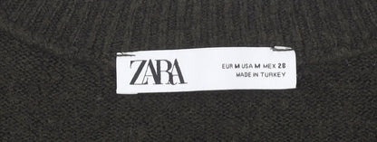 Womens UK Size 12 Zara Black Cardigan Jumper