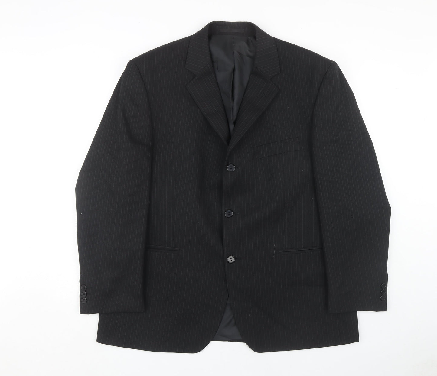 Mens UK Size 44 Unknown Regular Black Suit Jacket