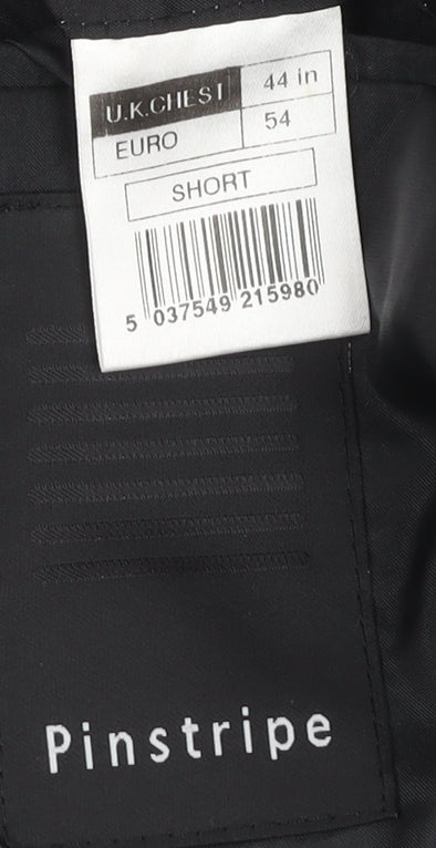 Mens UK Size 44 Unknown Regular Black Suit Jacket