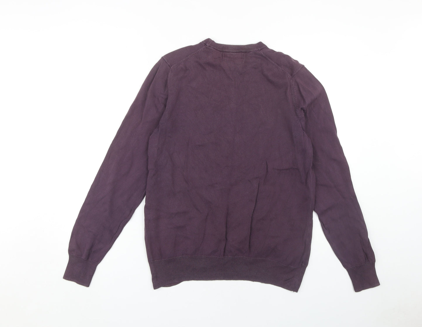 Womens UK Size M Marks and Spencer Purple Pullover Jumper