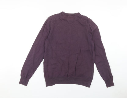 Womens UK Size M Marks and Spencer Purple Pullover Jumper