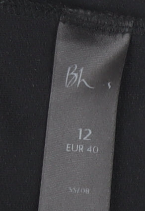 BHS Women's Size 12 Black Polka Dot Skirt