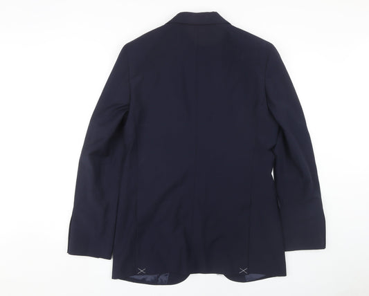 Marks and Spencer Men's Blue Blazer 38 Long
