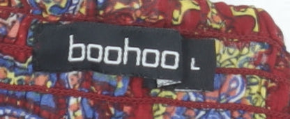 Boohoo Women’s Multicoloured Paisley Camisole Tank L