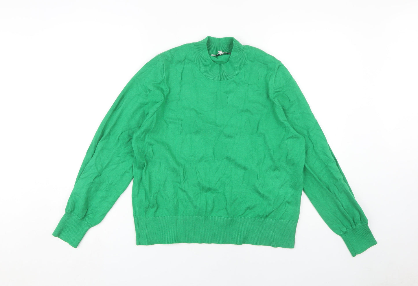 Womens UK Size 16 NEXT Green Pullover Jumper