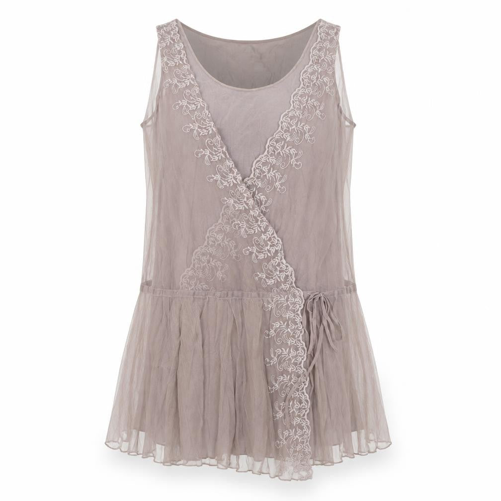 Womens UK Size 14 Marks and Spencer Brown Wrap Tank