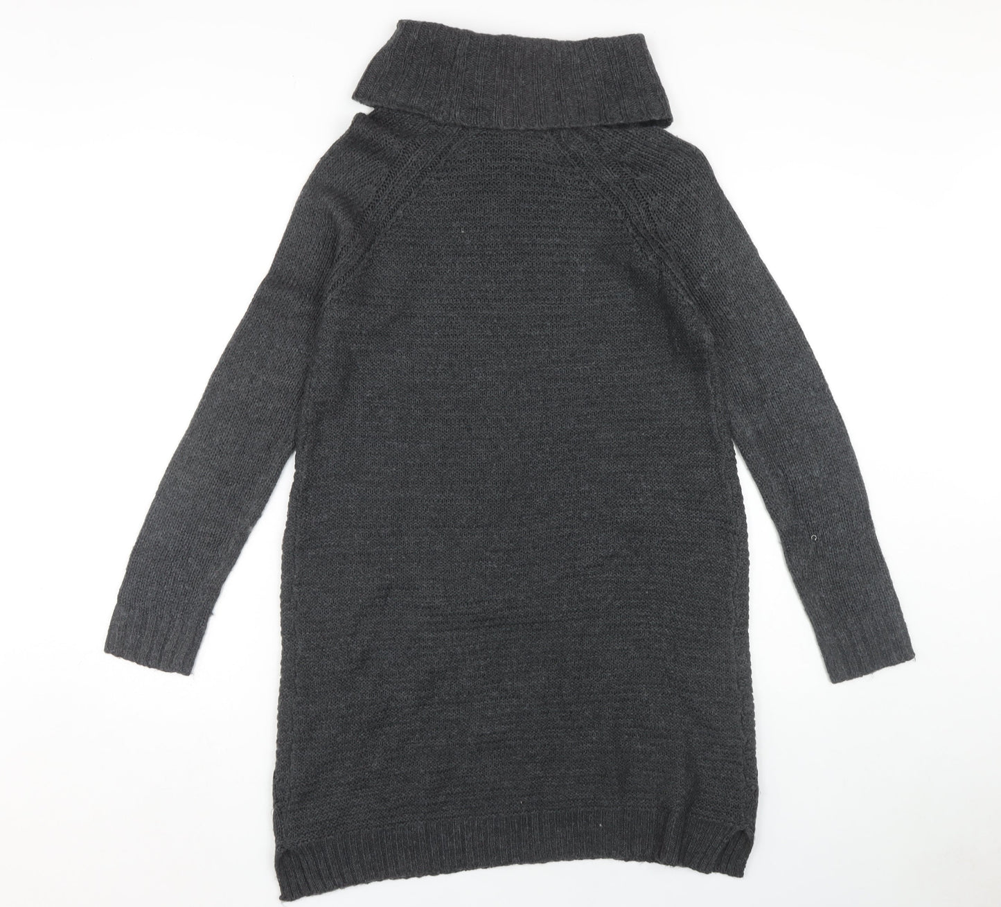 Debenhams Grey Jumper Dress, Size 12, Women's Knitwear