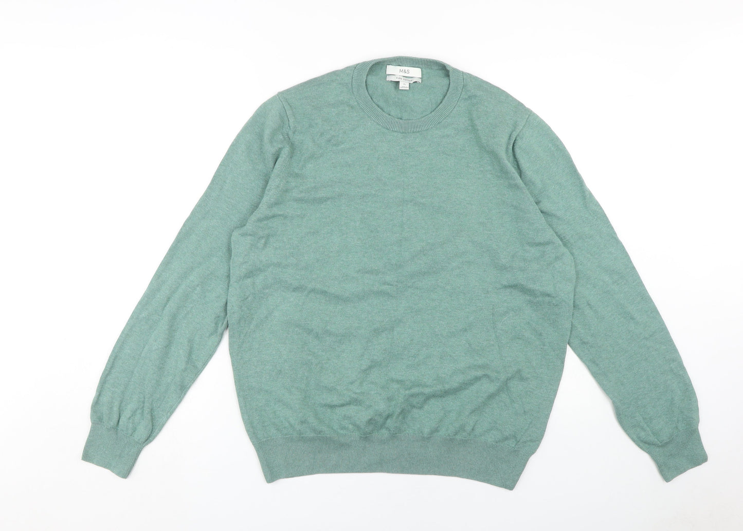 Marks and Spencer Men’s Green XL Pullover Jumper