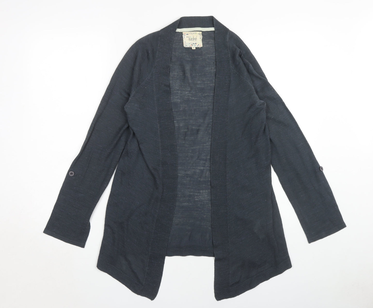 Womens UK Size 8 Mistral Blue Cardigan Jumper