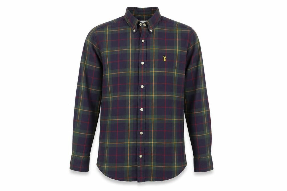 Next Men's Multicoloured Plaid Shirt, M, Button-Up