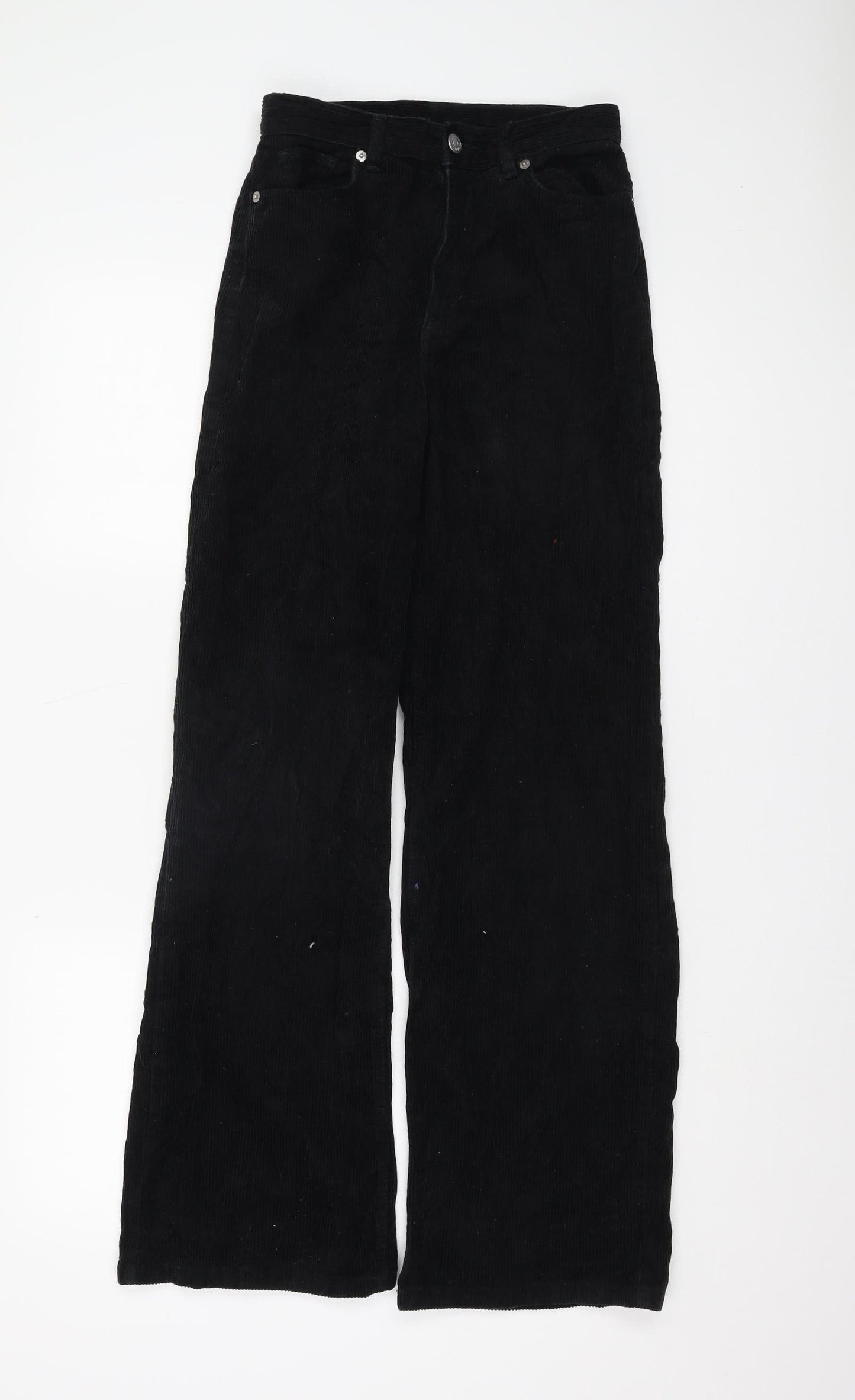 Womens UK Size 6 Monki Regular Fit  Black Trousers