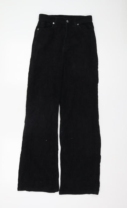 Womens UK Size 6 Monki Regular Fit  Black Trousers