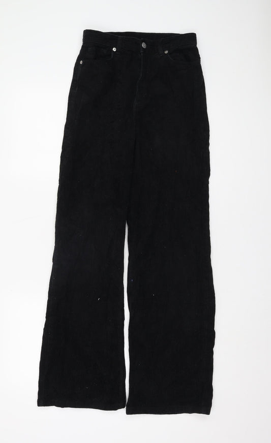 Womens UK Size 6 Monki Regular Fit  Black Trousers