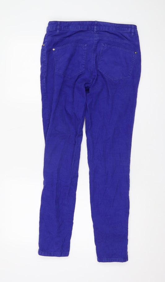 H&M Blue Skinny Women's Trousers, Size 8