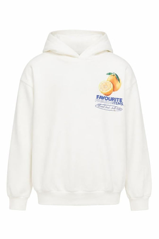 Marks and Spencer Boys White Pullover Hoodie 13-14 Years