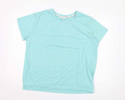 Cotton Traders Women's Blue T-Shirt Size 18
