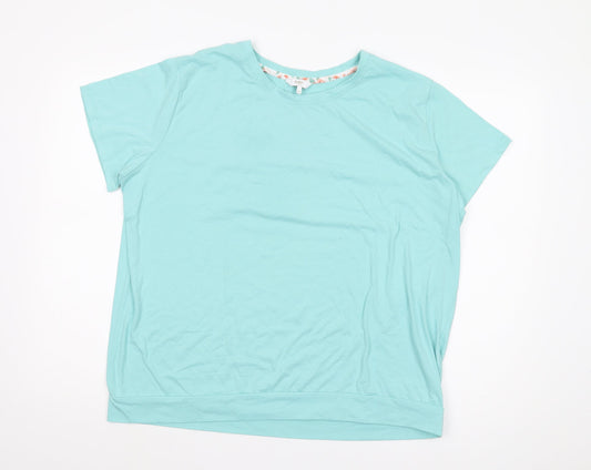 Cotton Traders Women's Blue T-Shirt Size 18