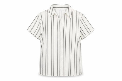 Front view of BH Women's Multicoloured Petite Button-Up Shirt, size 20