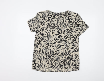 Womens UK Size 8 Marks and Spencer Multicoloured Basic T-Shirt