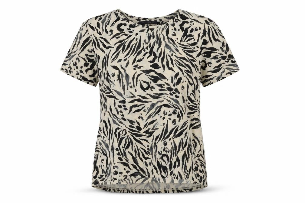 Womens UK Size 8 Marks and Spencer Multicoloured Basic T-Shirt