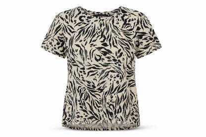 Womens UK Size 8 Marks and Spencer Multicoloured Basic T-Shirt