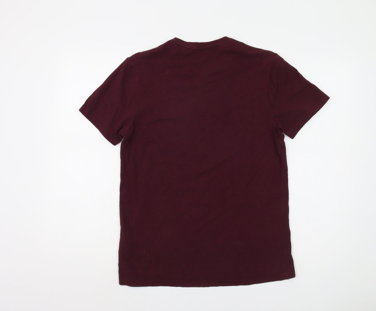 John Lewis Men's Brown T-Shirt, Small, Crew Neck