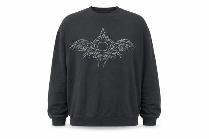 Mens UK Size M ASOS DESIGN Black Pullover Sweatshirt