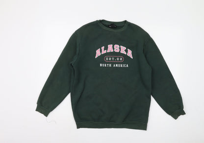New Look Girls Green Pullover Sweatshirt - Size 12-13