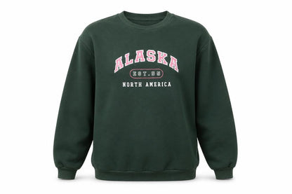 Front view of New Look girls’ green pullover sweatshirt -, size 12-13