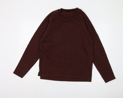 Hailys Men's Brown Pullover Sweatshirt, M, City Theme