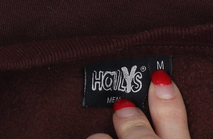 Hailys Men's Brown Pullover Sweatshirt, M, City Theme