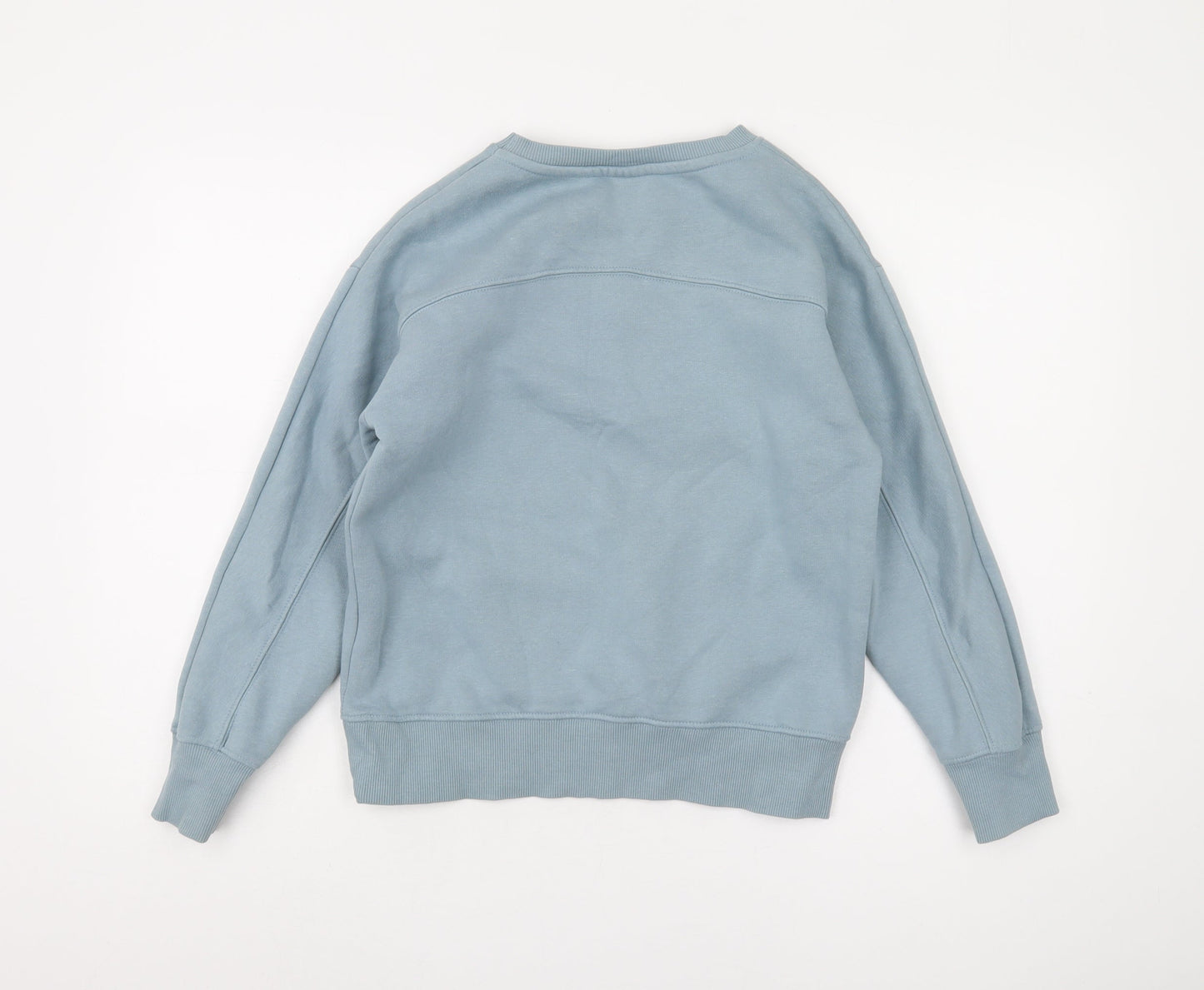 Zara Boys Blue Pullover Sweatshirt, 10 Years, Crew Neck