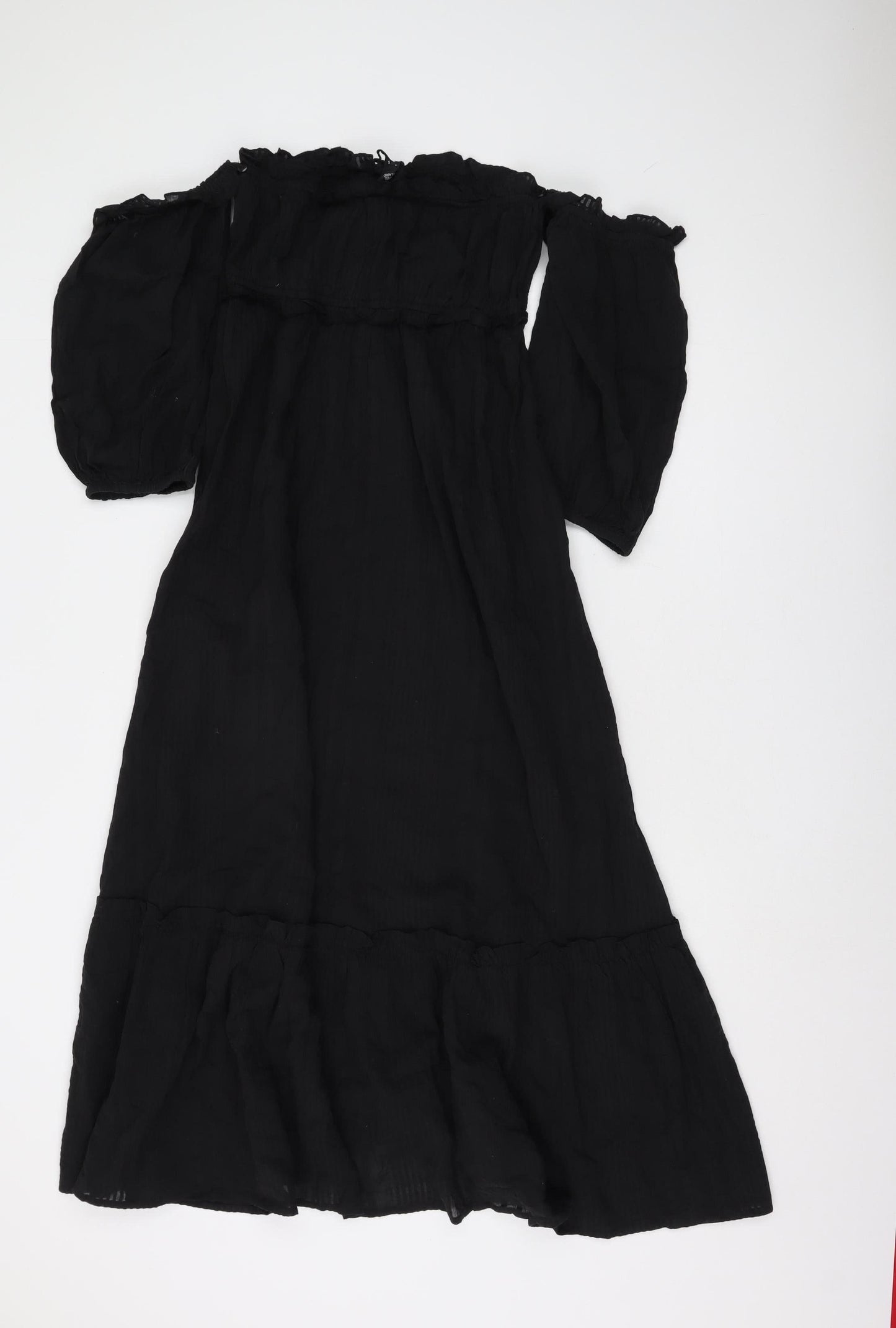 River Island Women's Black Cotton Dress, Size S