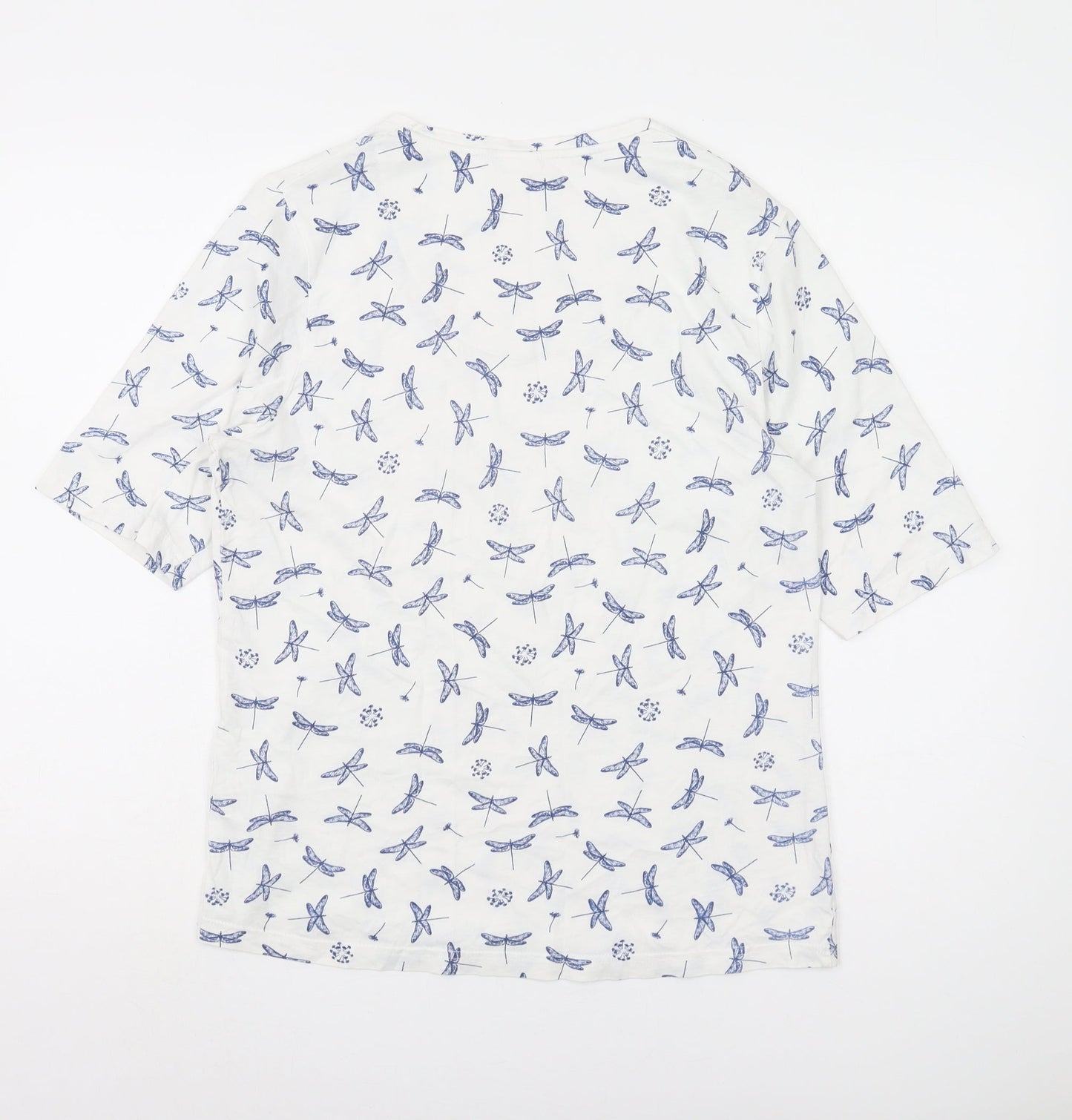 Cotton Traders Women's White T-Shirt Size 12 Casual