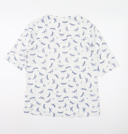 Cotton Traders Women's White T-Shirt Size 12 Casual