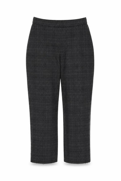 Womens UK Size M Zara Regular Fit Cropped Grey Trousers