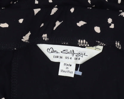 Miss Selfridge Women's Black Size 8 Skirt